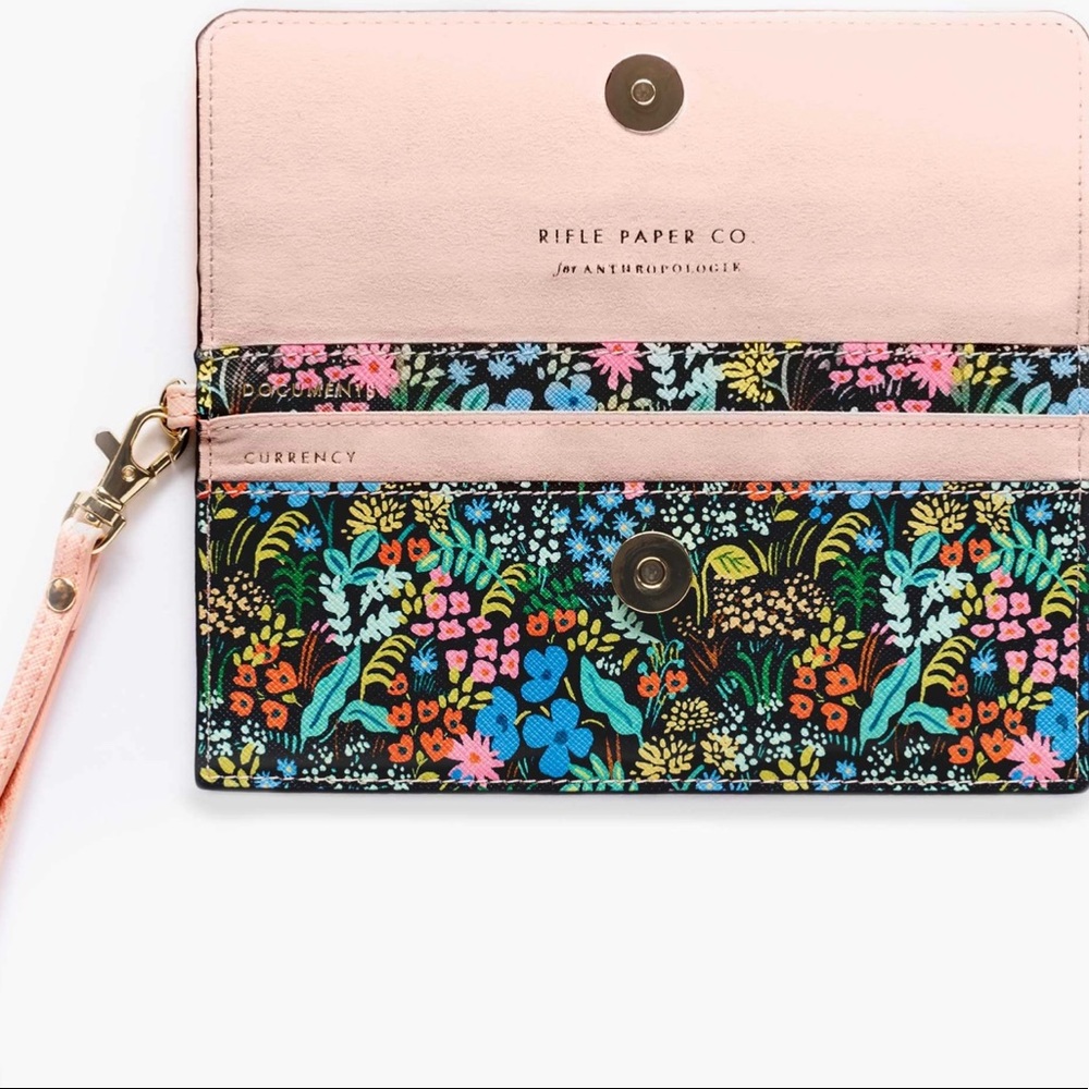 Anthropologie Rifle Paper Co Meadow Travel Wallet - Picture 2 of 4